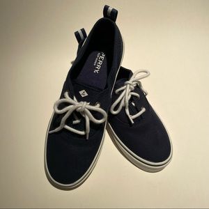 Navy Blue Sperrys